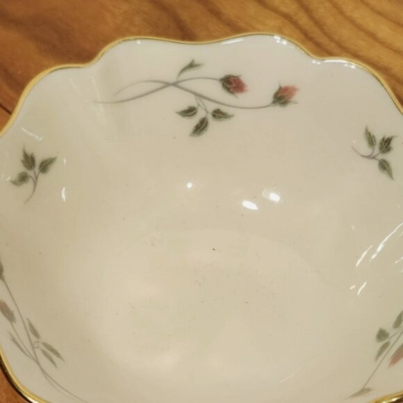 Lenox Rose Manor Jewelry 4" Dish Fine China, 24k Gold Trim, Orig Box - Picture 6 of 6